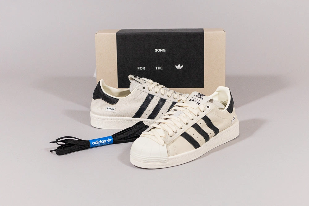 adidas Superstar 82 x SFTM 'Cream White' Weekend Routine Airflow channels