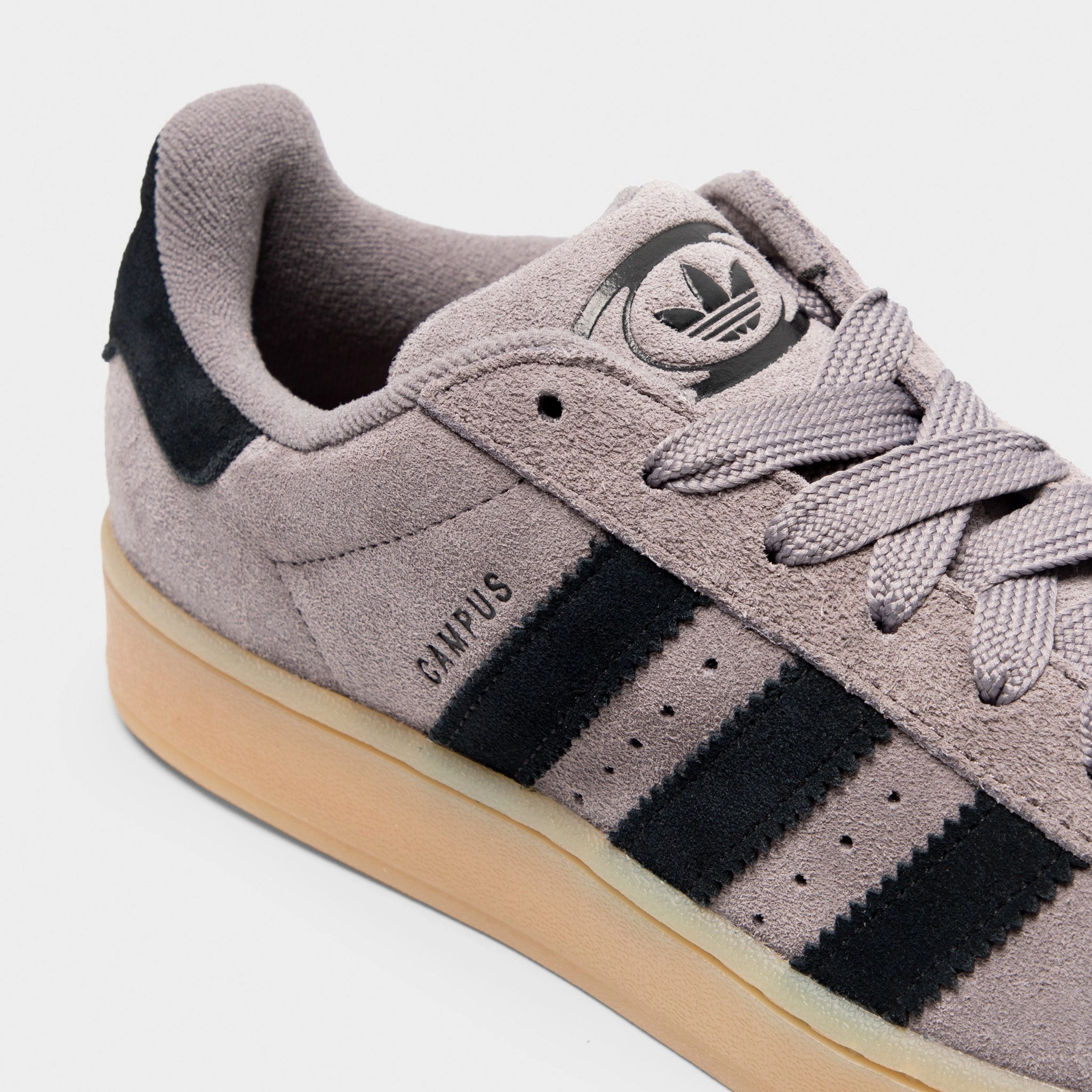 adidas 00s Grey / Black - Gum Recycled Rubber Gym Casual