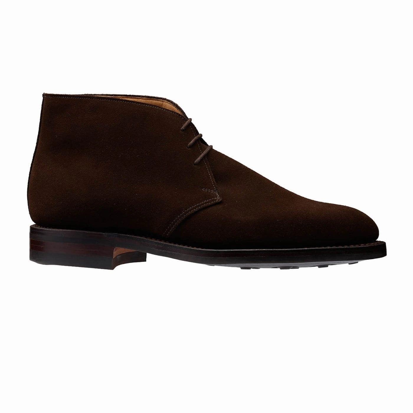 Chiltern Dark Brown Suede Functional Style Slip Resistant Rough Trail Hiker