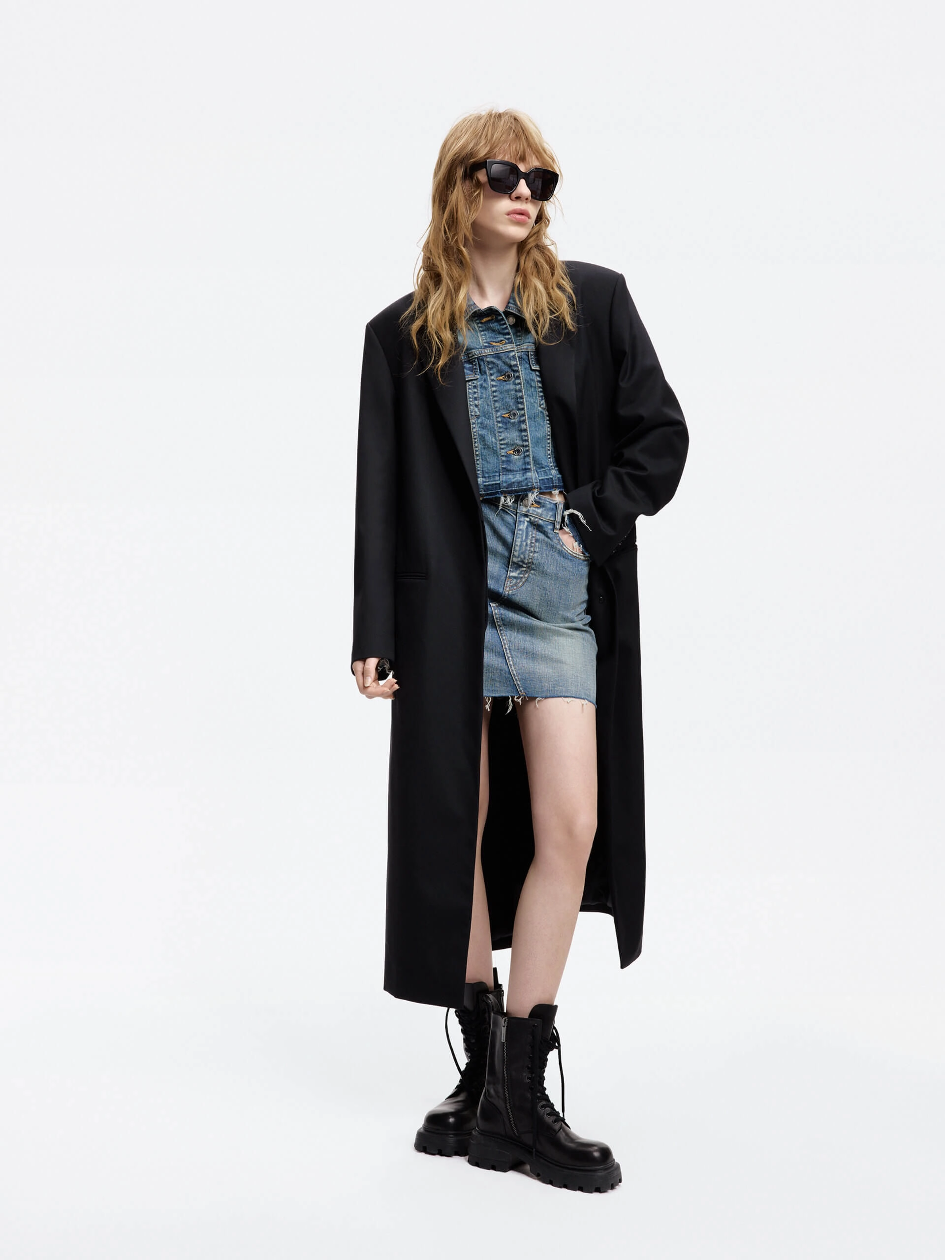 Straight Cut Blazer Coat Go To Layer