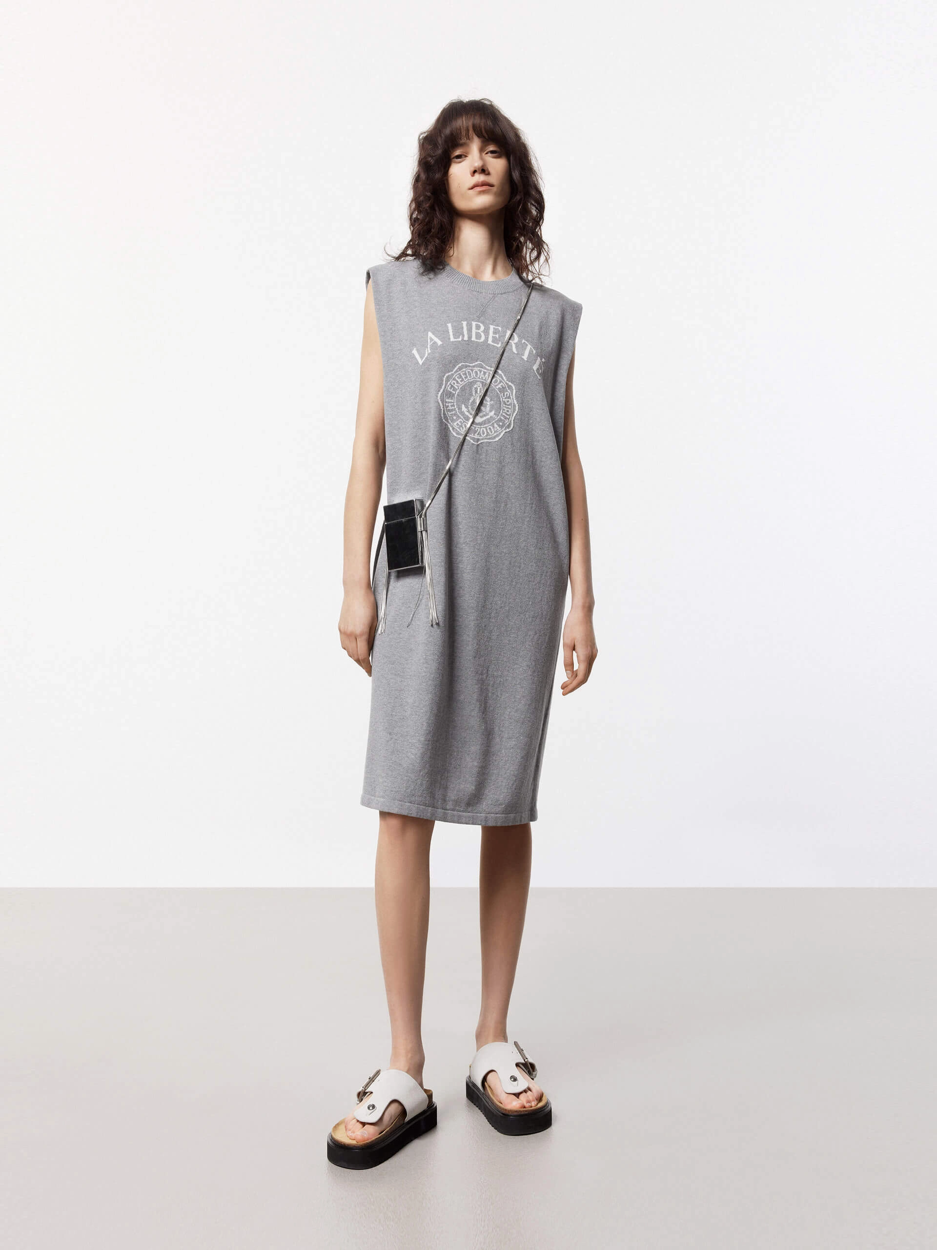 Straight Cut Sleeveless Dress Stylish Layer Contemporary Vibe