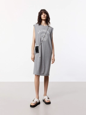 Straight Cut Sleeveless Dress Stylish Layer Contemporary Vibe