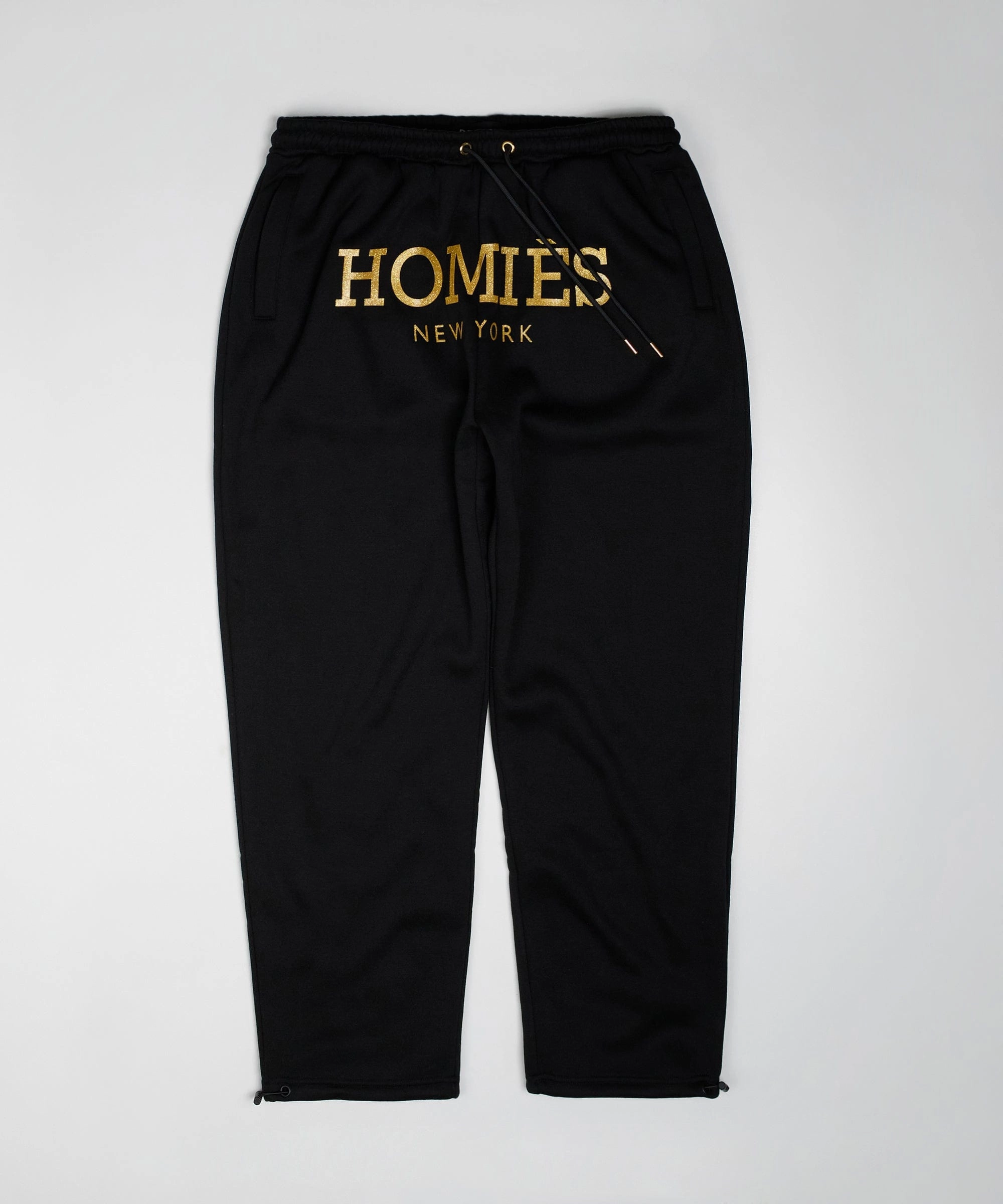 Homies Foil Fleece Pants - Black Sporty Cut
