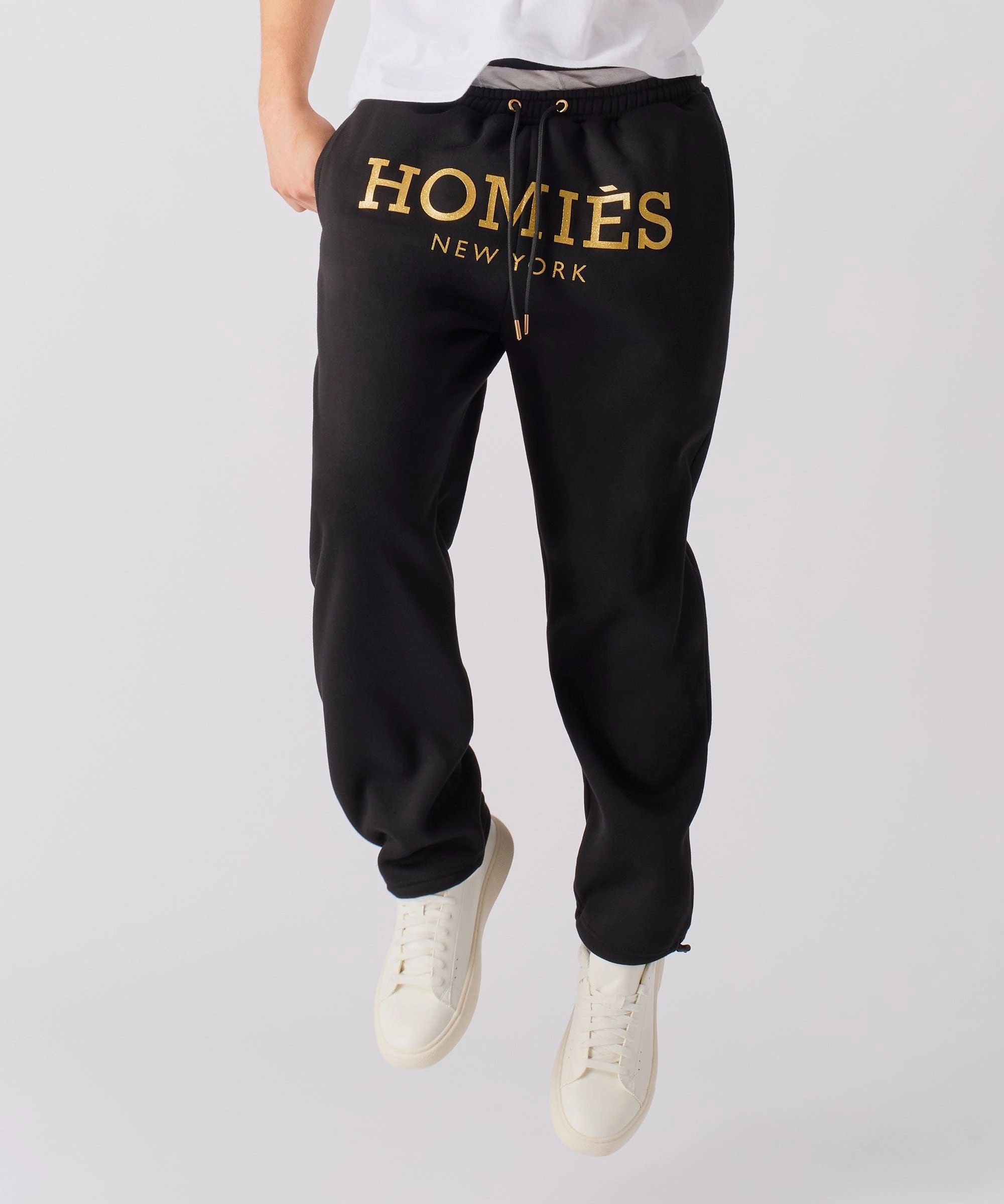 Homies Foil Fleece Pants - Black No Tag