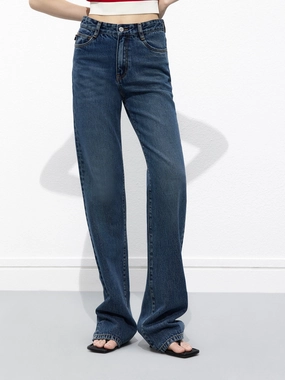 Modern Earthy Straight Full Length Jeans