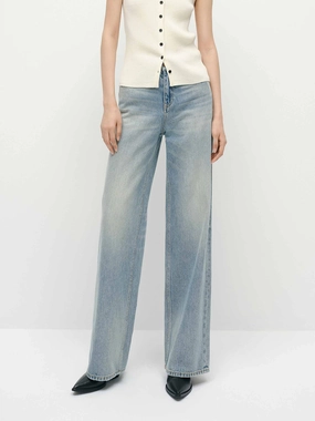 Daily Go-To Straight Pure Cotton Jeans