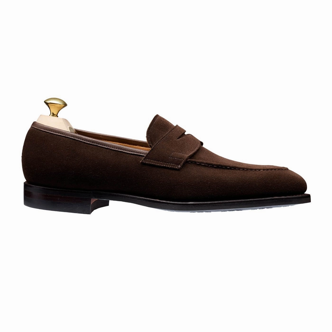 Soft Finish Vegan Material Sydney Dark Brown Suede