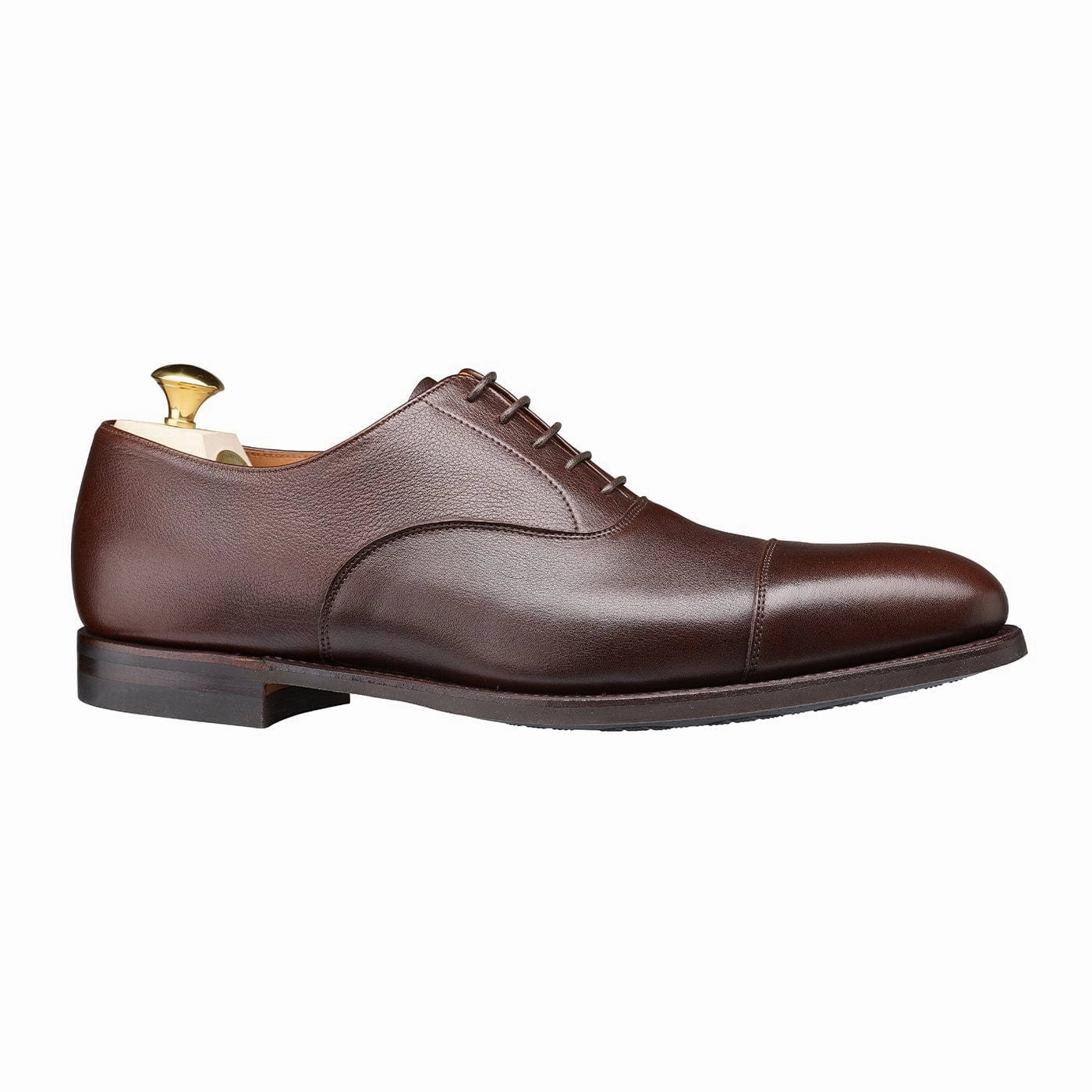 Structured Upper Office Ready Dorset Dark Brown Milled Calf