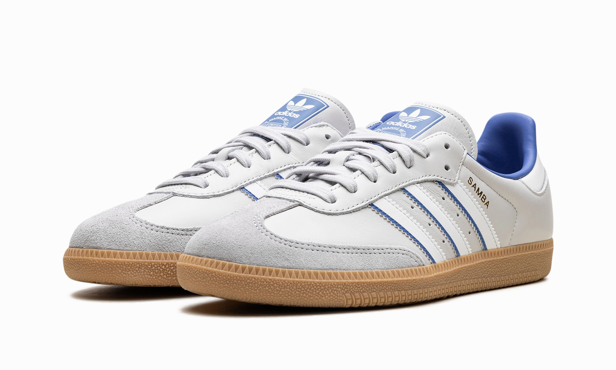 Samba OG "Grey One Blue" Basic Style Ventilated Design