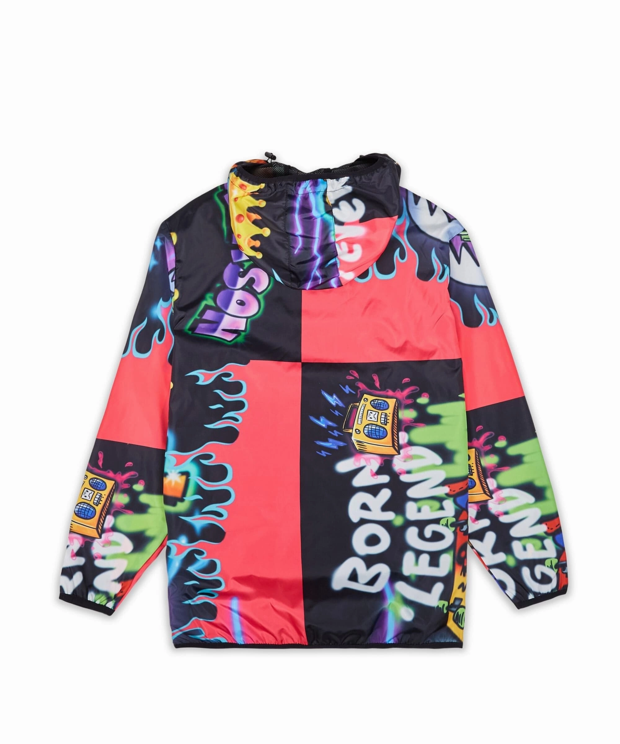 Tear Resistant DurableStitching Street King Half-Zip Pullover Anorak