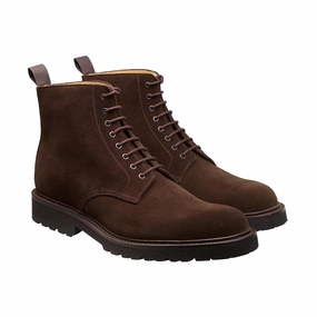 Thick sole Urban Minimal Edge Kelso Dark Brown Suede