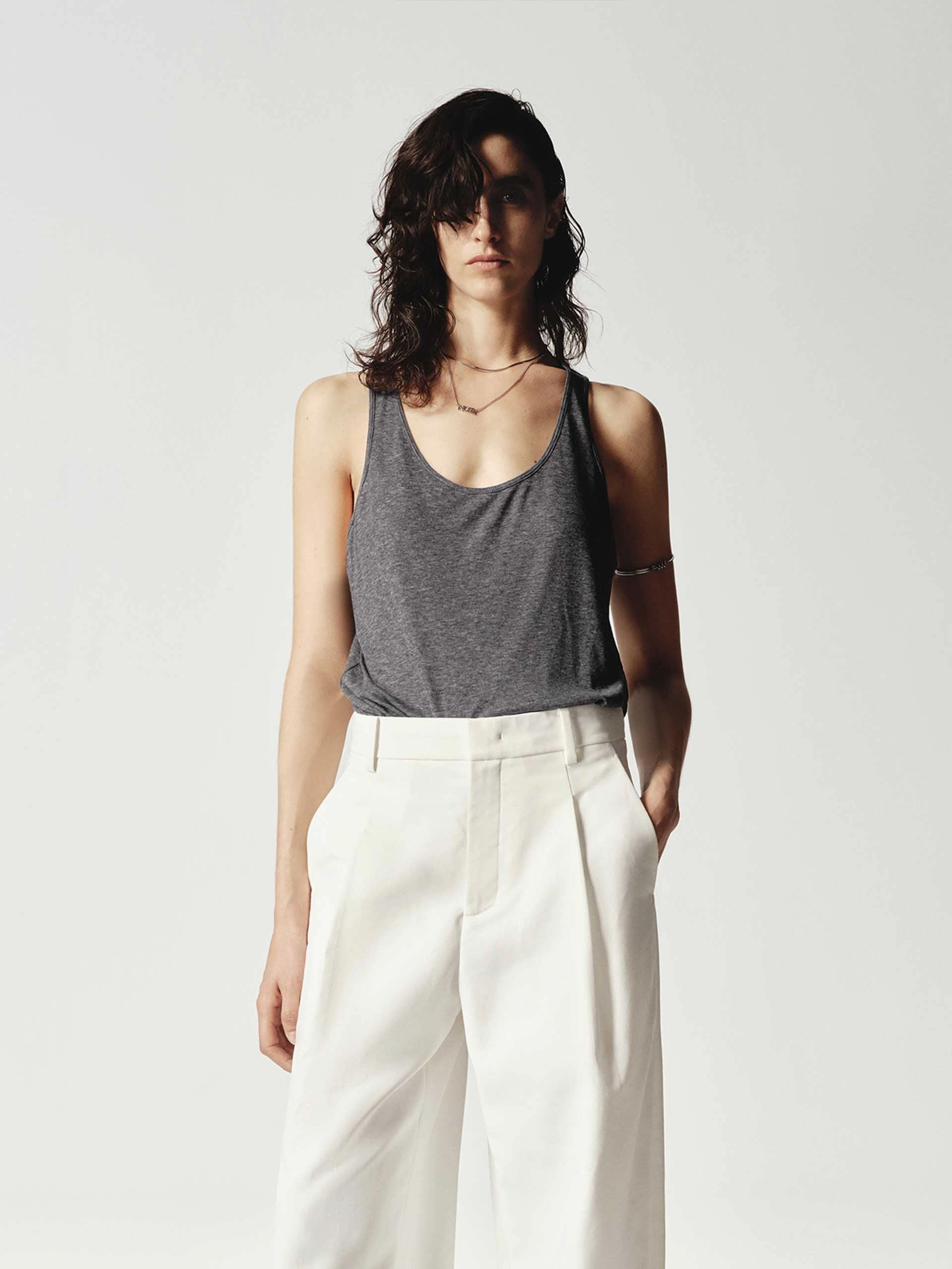 Wool Blend Lightweight Tank Midweight Four Way Stretch