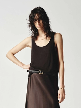Wool Blend Lightweight Tank Minimalist Cuff
