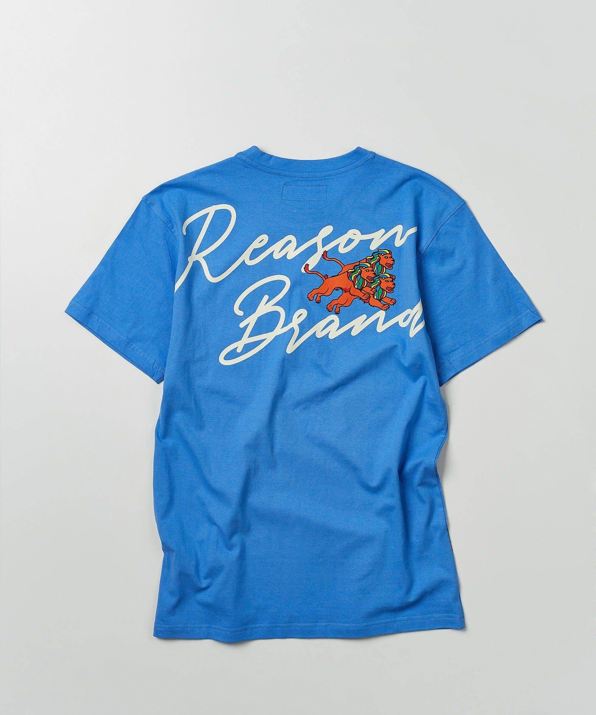 Recycled Material Blend Heart Broken Short Sleeve Tee - Blue