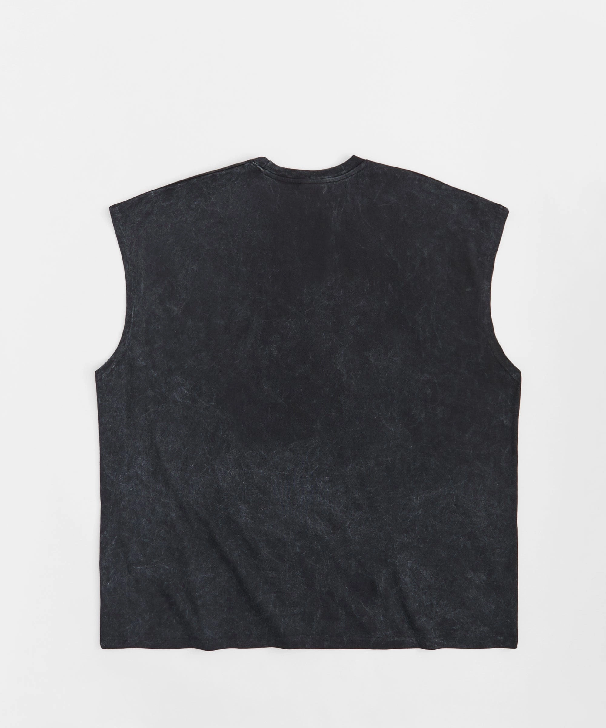 Popeye Muscle Tee - Washed Black Hidden Ventilation Zones