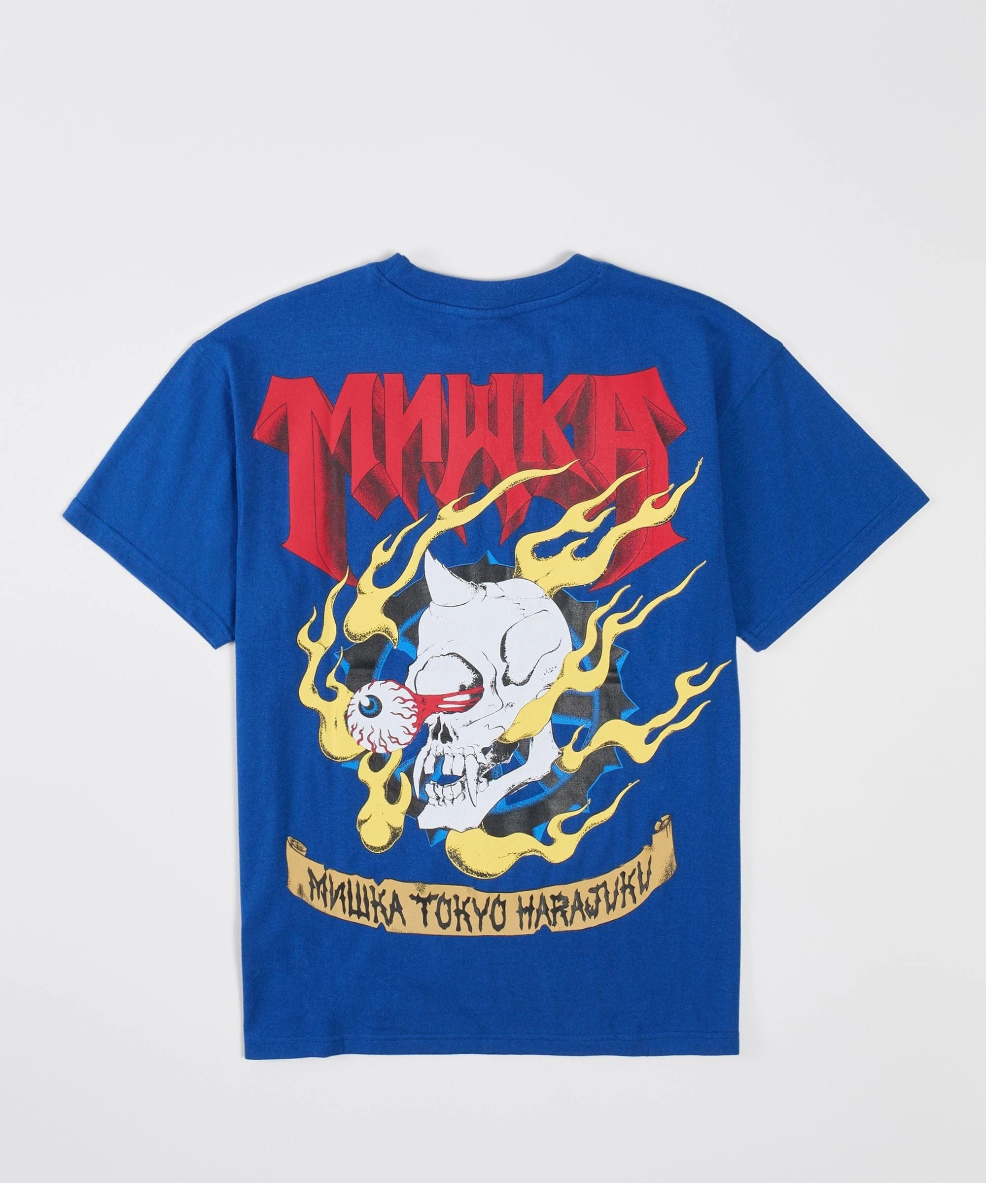 AdjustableCuffs UltraFineMesh Mishka Harajuku Short Sleeve Tee - Blue
