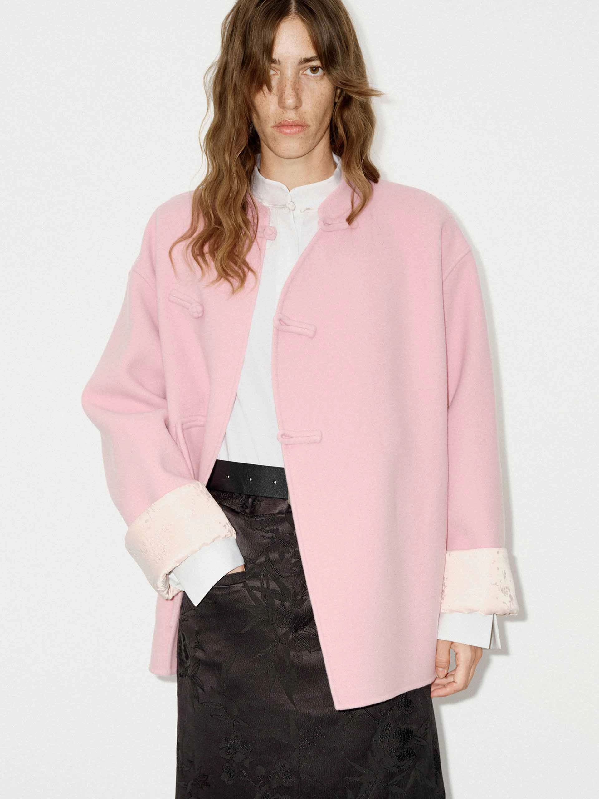 Breathable Material Double Face Loose Coat