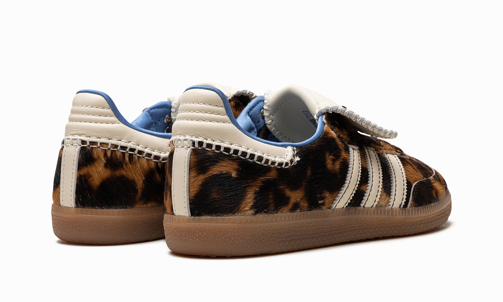 Samba "Wales Bonner - Leopard Pony Hair" Score Hike Non Marking Sole
