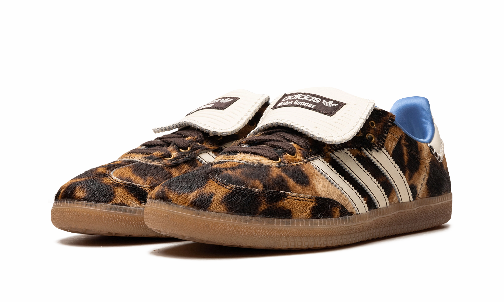 Samba "Wales Bonner - Leopard Pony Hair" Style Velcro Design