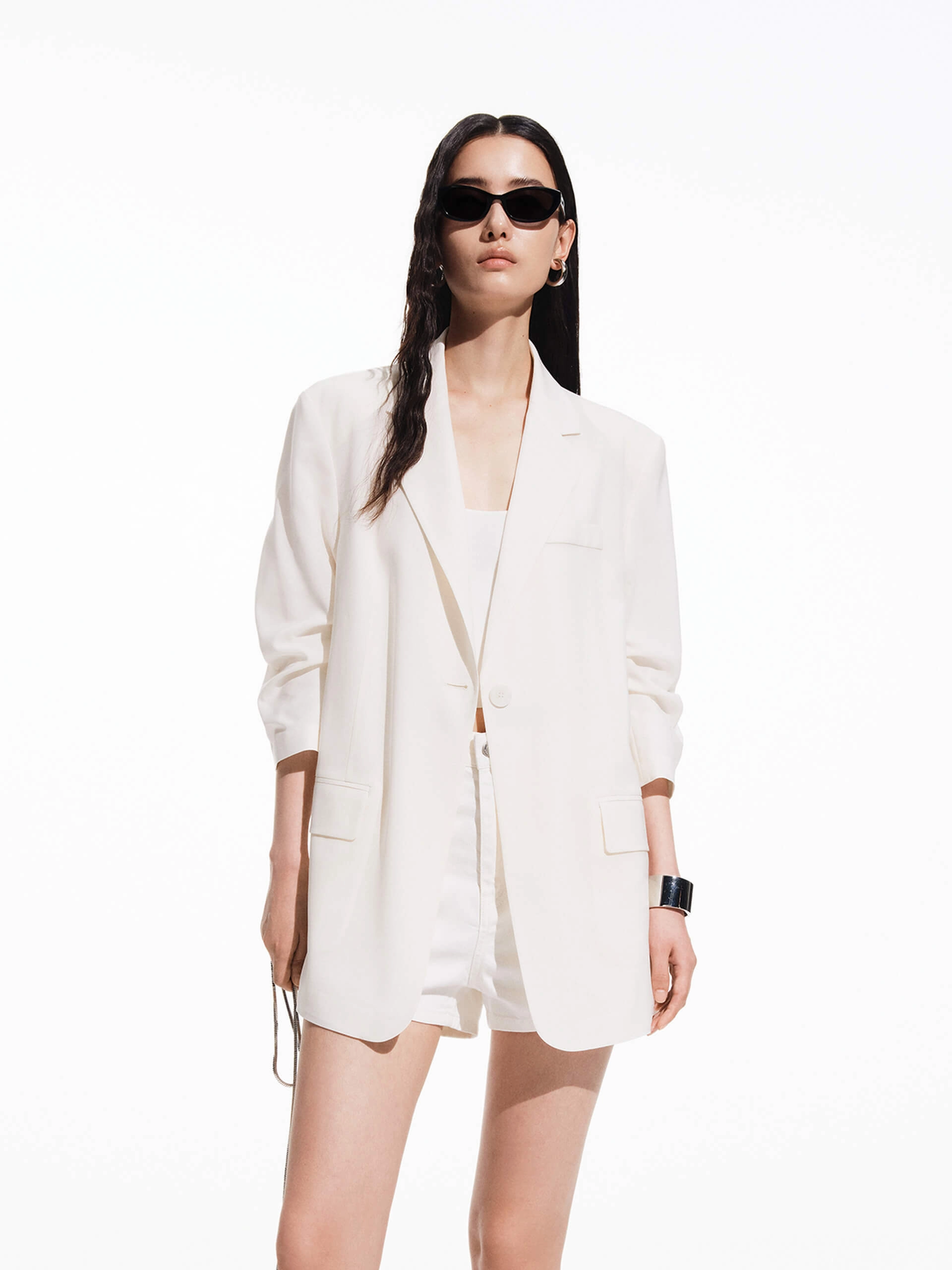 Panelled Detail Tailored Blazer Wind Resistant Lining