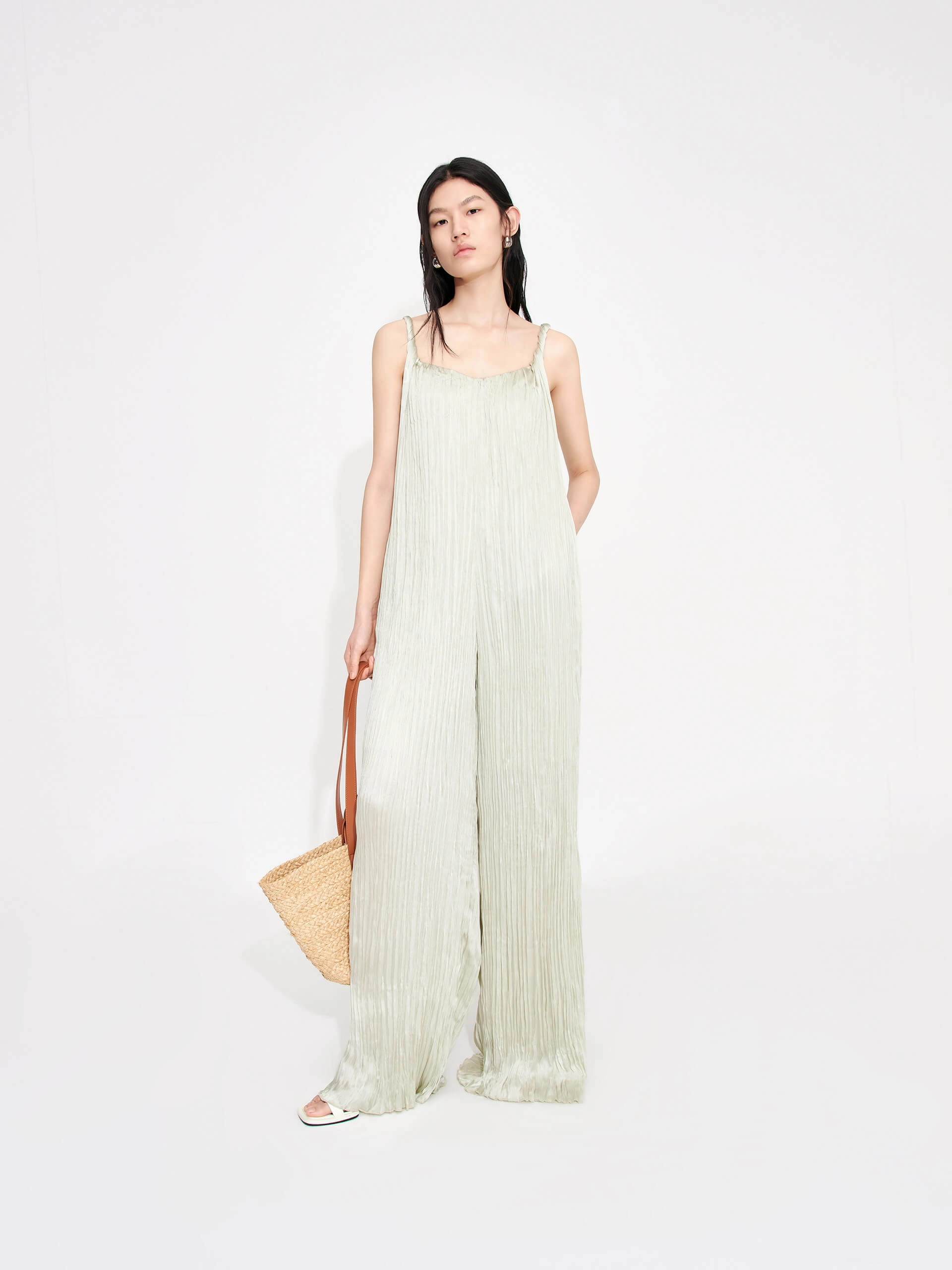 Casual Active Structured Textured Jumpsuit