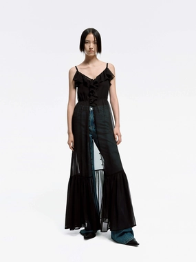 Fashion Mix Ruffle Detail Maxi Cami Dress
