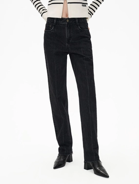 City Ready Raw Hem Cotton Jeans