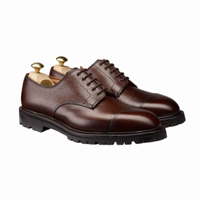 Sandhurst Dark Brown Scotch Grain Versatile Wardrobe Essential Flexible Sole Feel