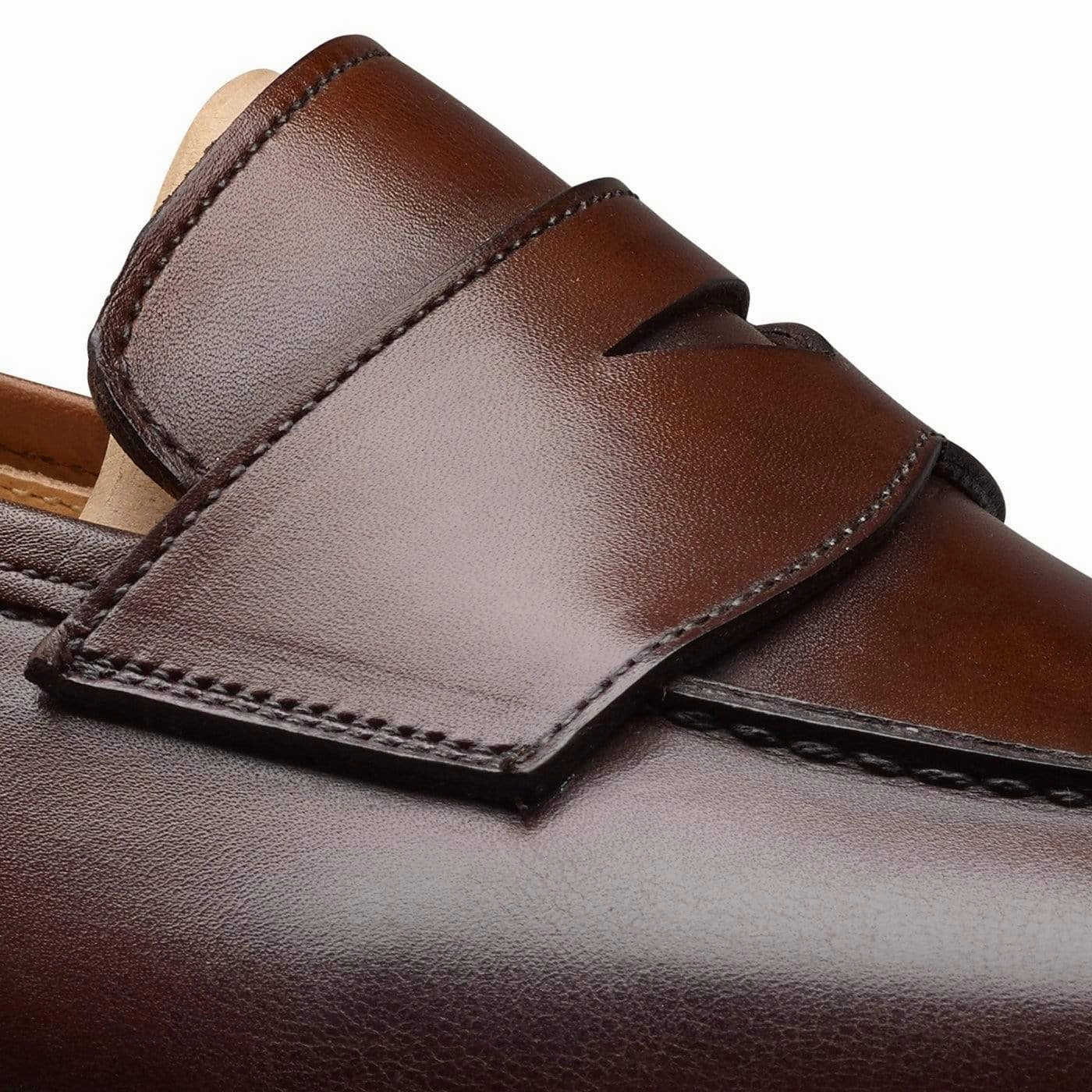 Steady Step Comfortable Walking Bury 2 Dark Brown Antique Calf