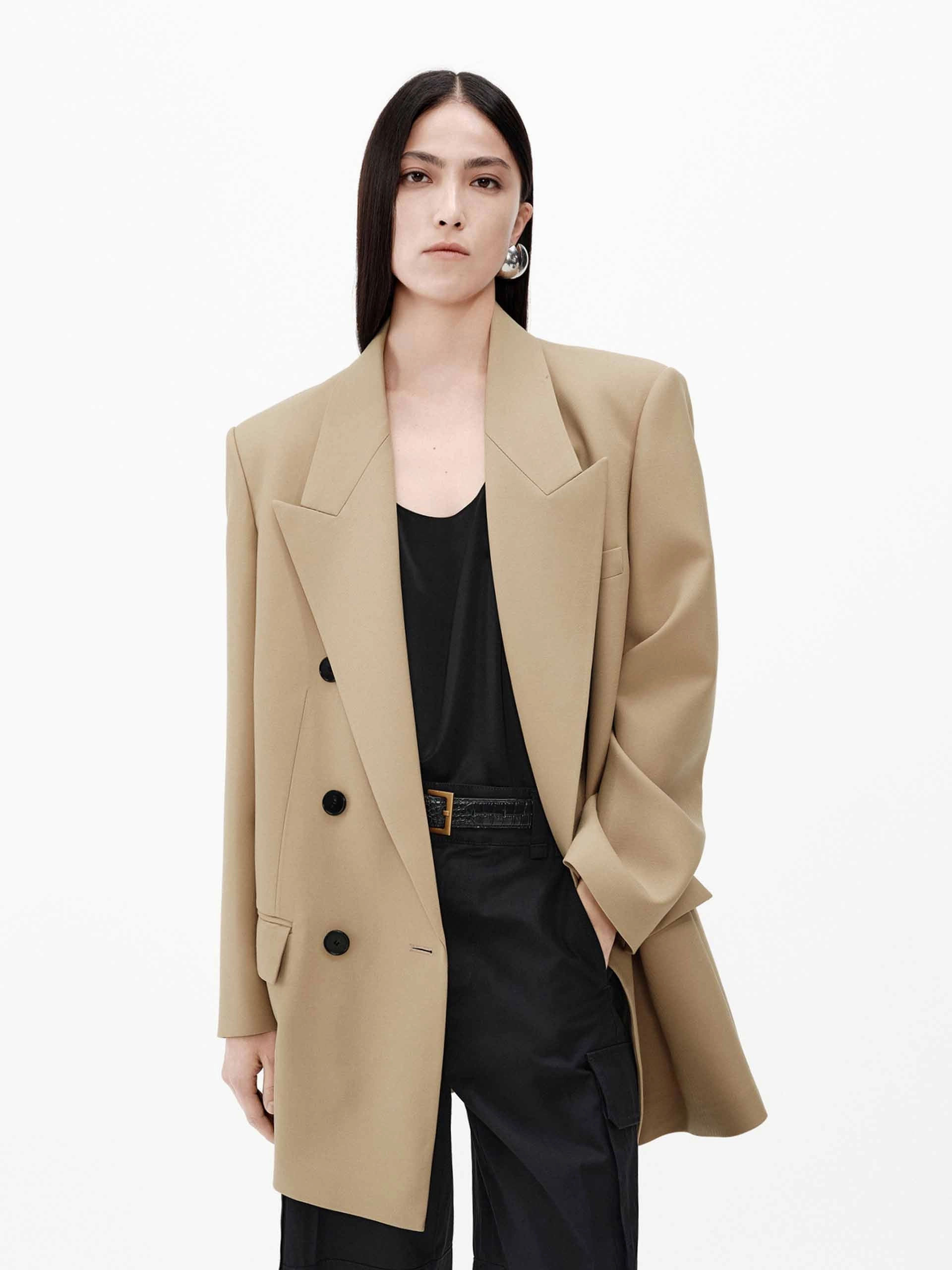 Oversized Wool Blazer AllSeason Wearability