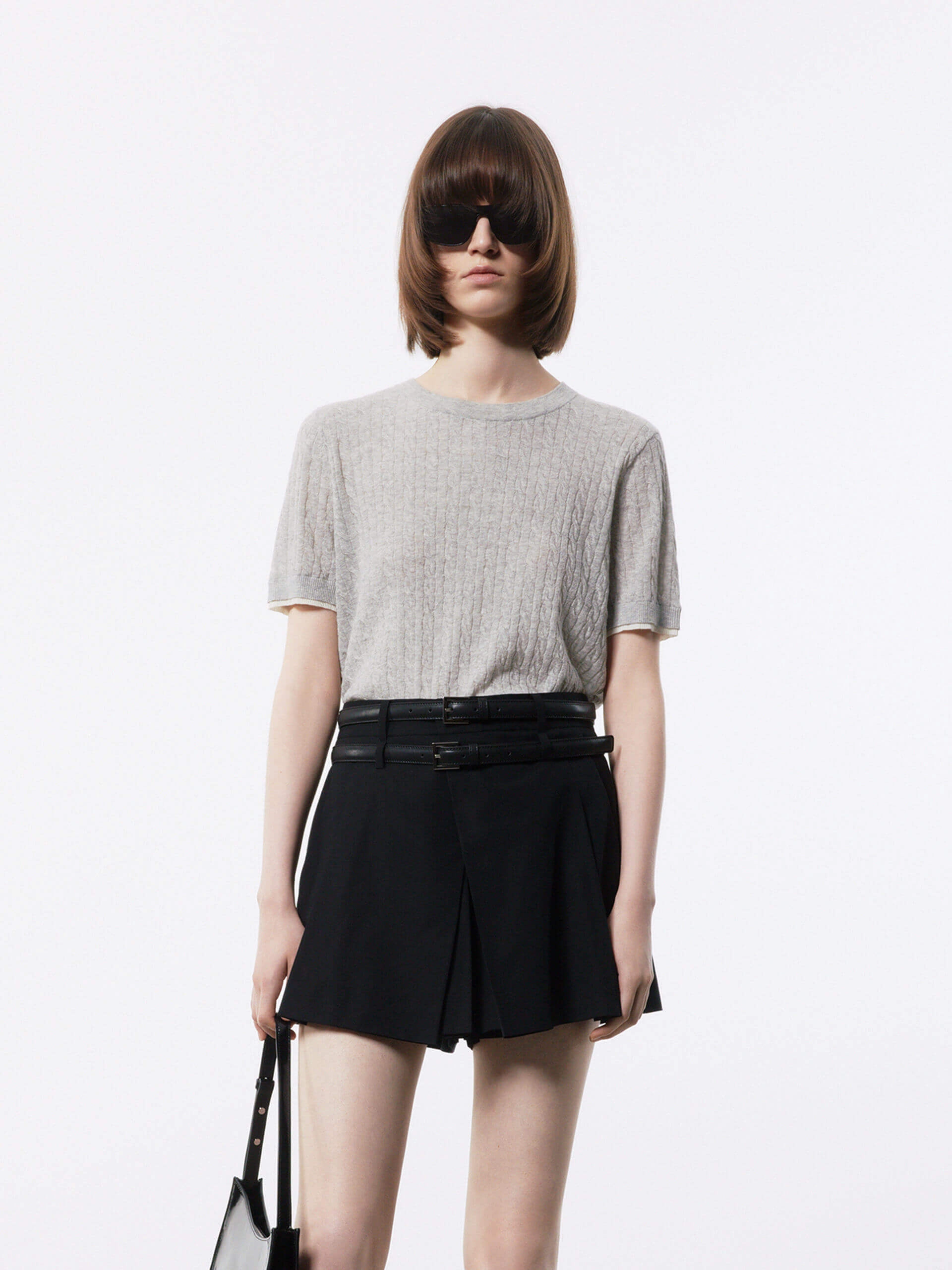 BioBased Fiber Wrinkle Resistant Cotton Linen Knit Top
