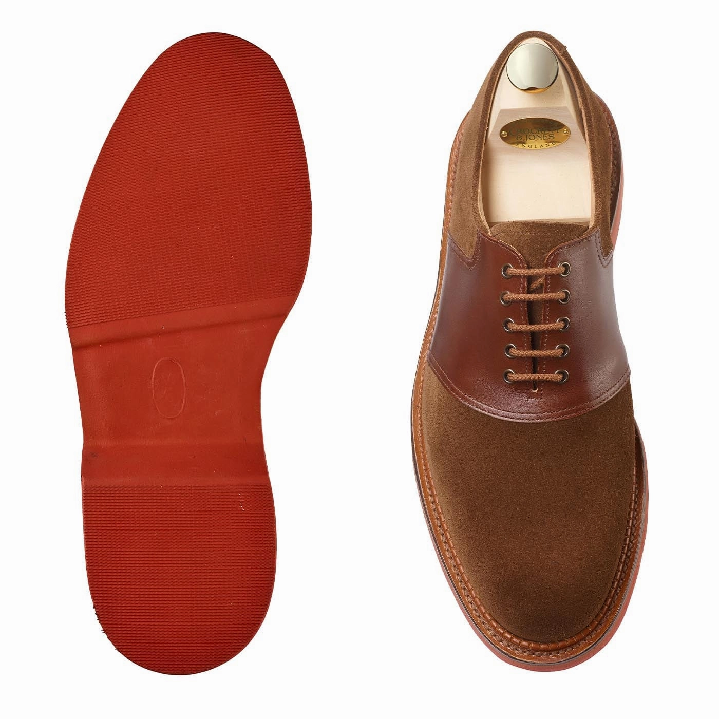 Stylish Lace-ups Smart Casual Penn Snuff Suede & Bracken Calf