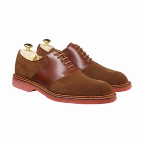 Stylish Uniform Penn Snuff Suede & Bracken Calf