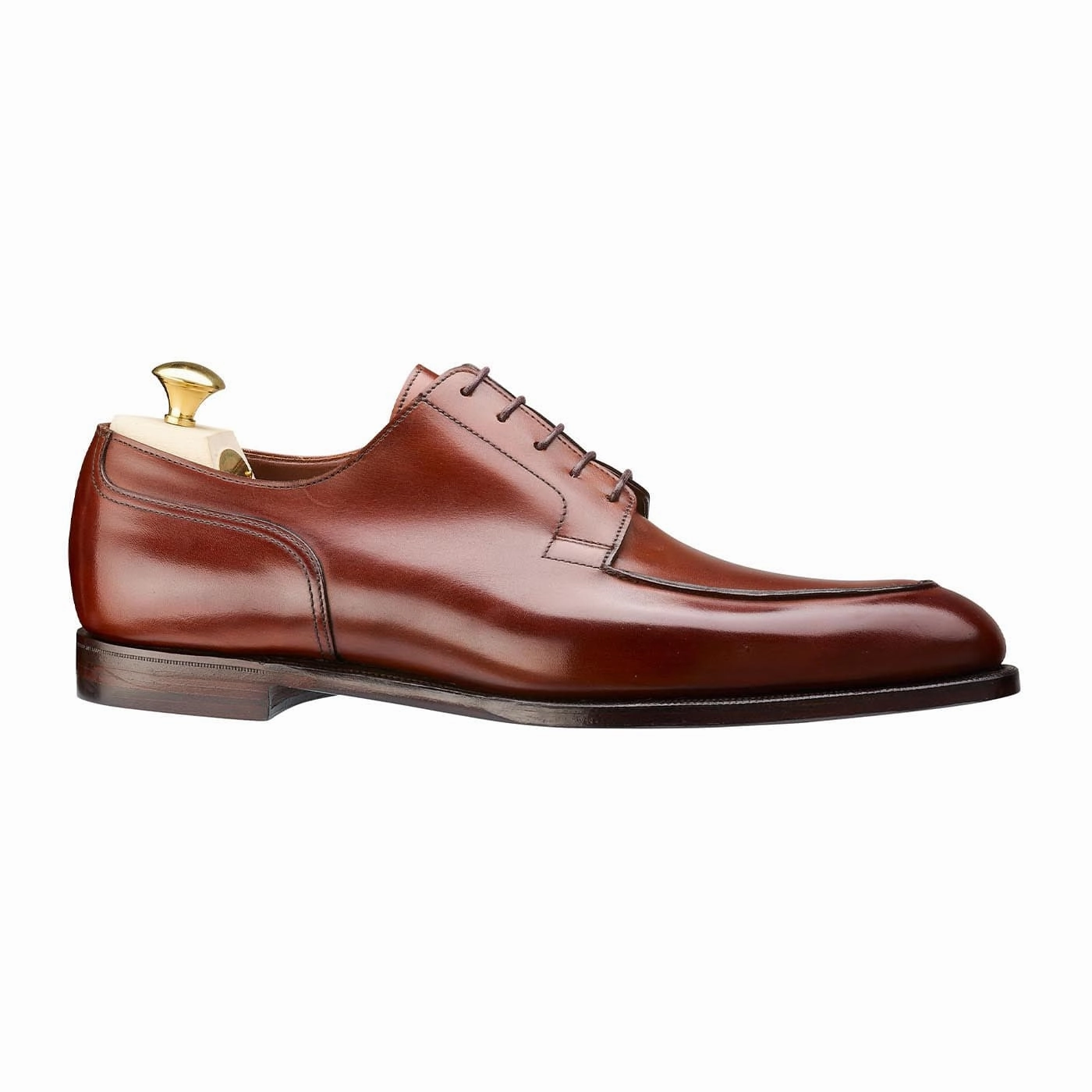 Minimalist Chic Style Durable Stitch Detailing Sussex Chestnut Antique Calf