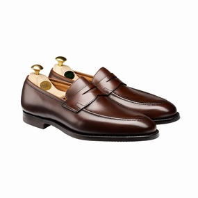 Garden Path Driving Comfort Sydney Dark Brown Burnished Calf (City Sole)