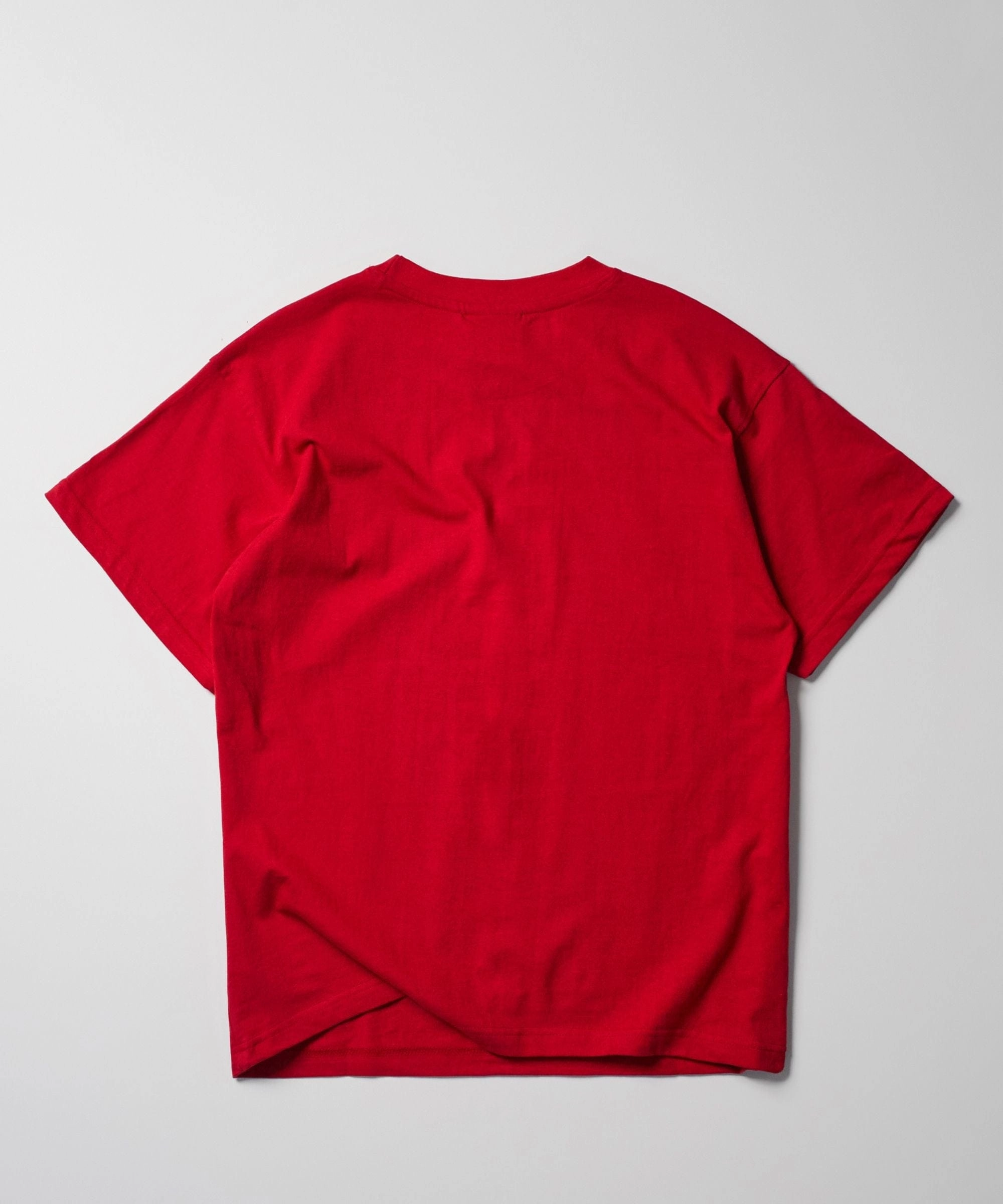 Modern Silhouette ButtonFront Mishka Characters Short Sleeve Tee - Red
