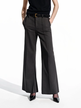 Tailored Raw Hem Pants Fashionable Appeal Lightweight insulation