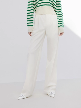Abrasion Resistant Material Tailored Straight Suit Pants
