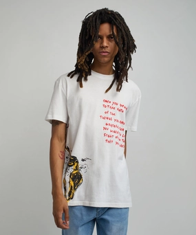 Take Note Short Sleeve Graphic Tee - White Basic Wardrobe