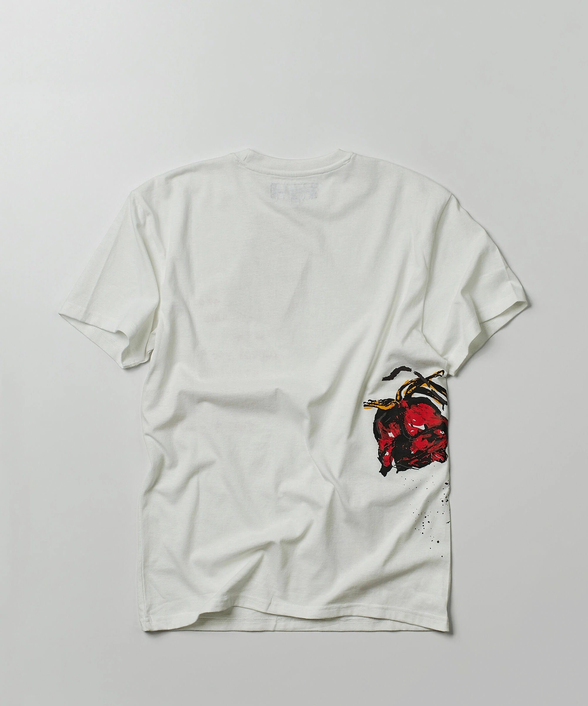 SlubTexture Take Note Short Sleeve Graphic Tee - White