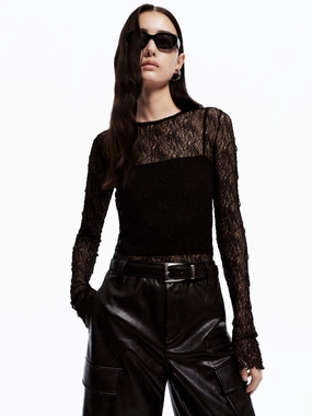Tank and Lace Top Set Warm Layer