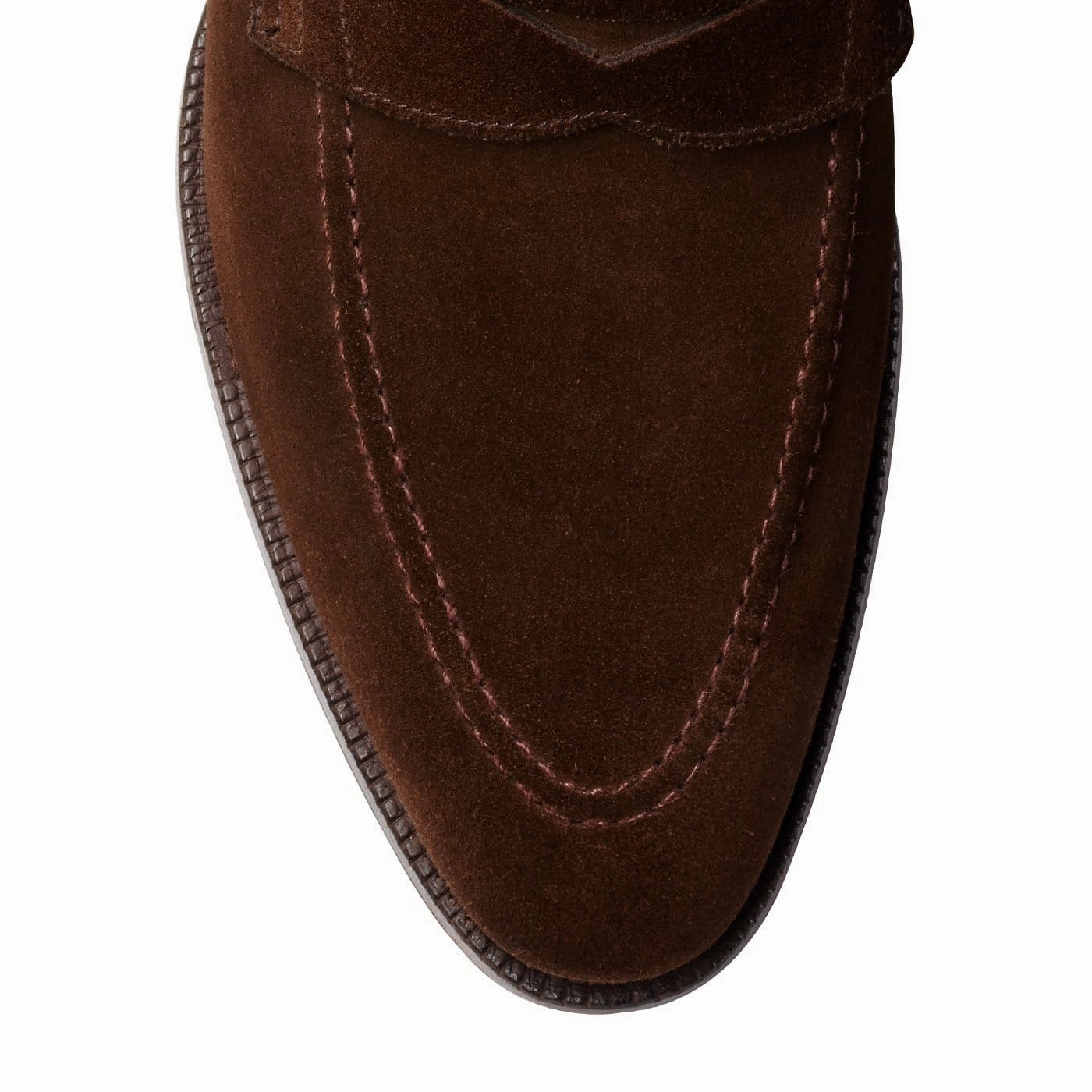 Teign Dark Brown Suede Wide Steps