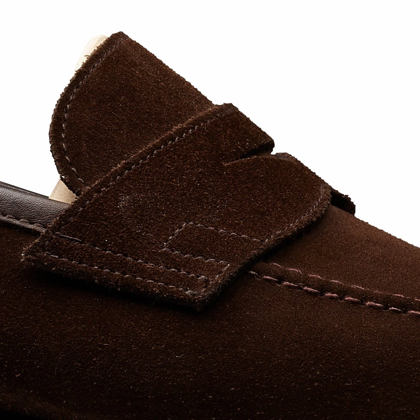 Teign Dark Brown Suede Soft Leather Fit