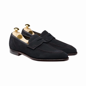 Cushion Technology Teign Navy Suede