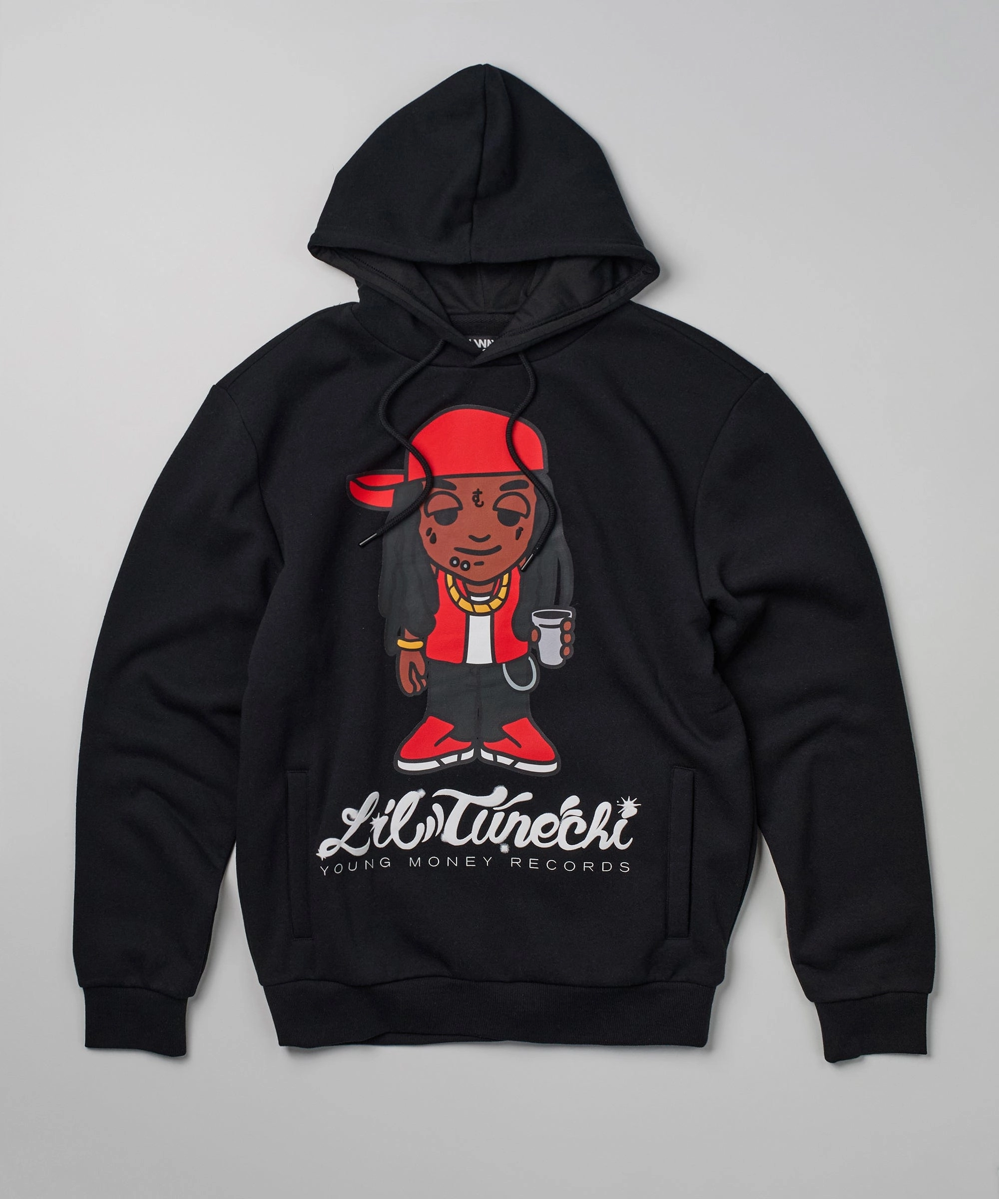 Lil Wayne Tunechi Hoodie - Black Wrinkle Free Texture