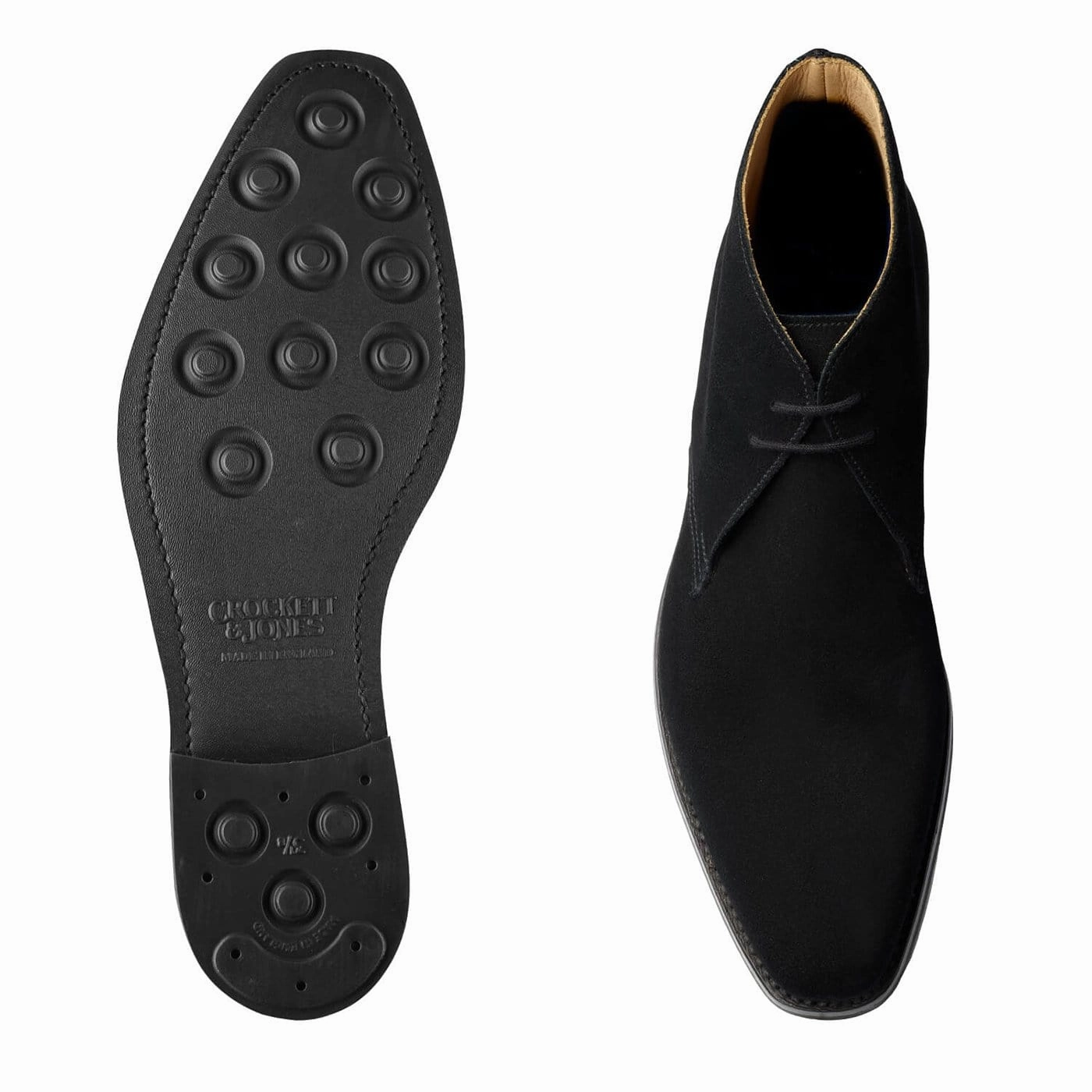 Long Hour Outdoor Tested Tetbury Black Suede