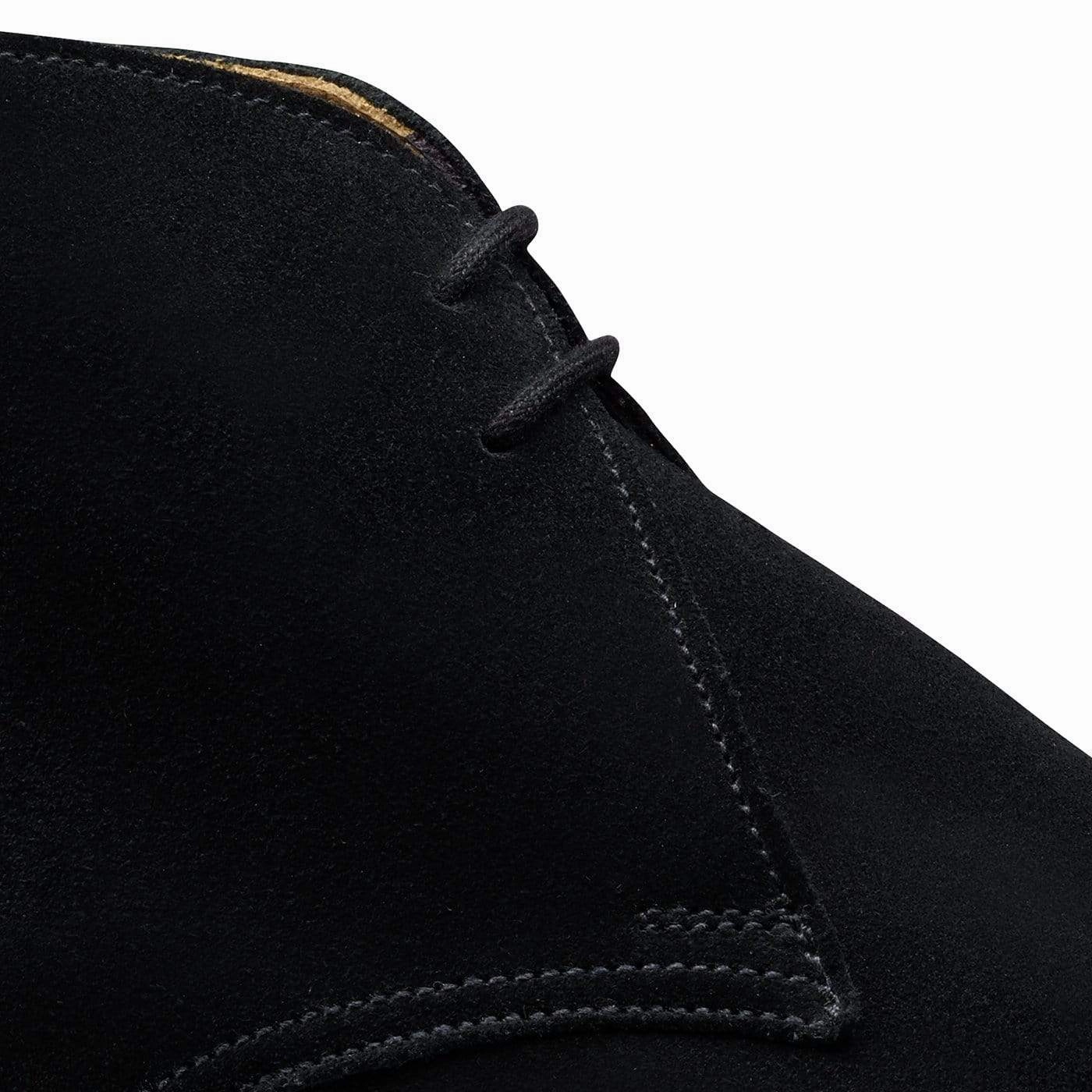 Tetbury Black Suede Tiger Mark