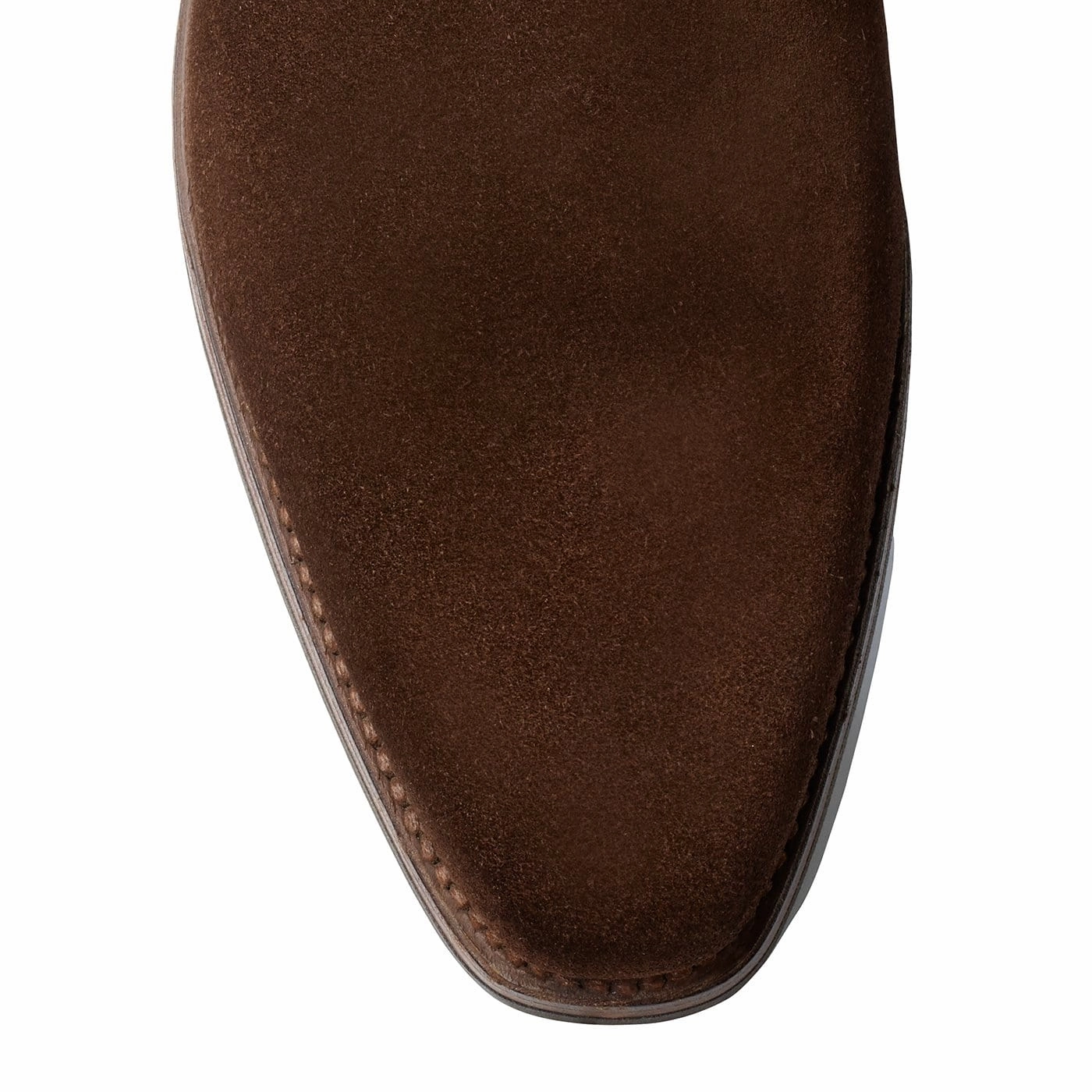 Vintage Style Tetbury Dark Brown Suede