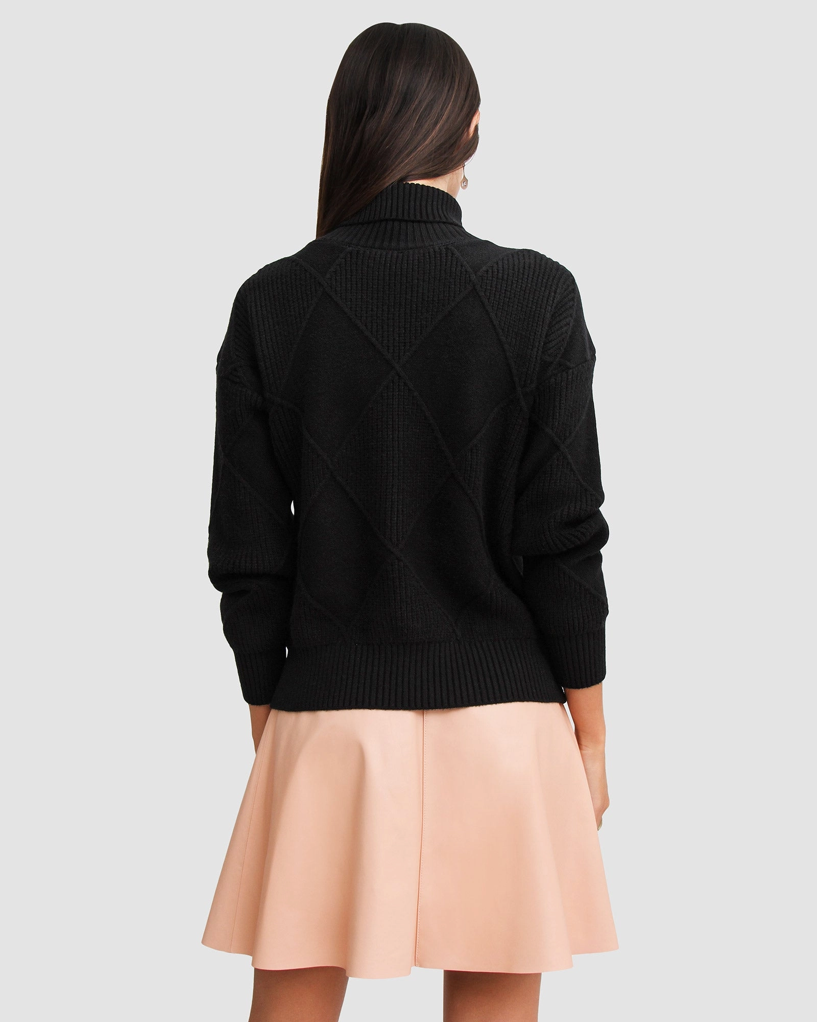 The Academy Turtleneck Jumper Cozy Knit Style Fashion Forward Wear