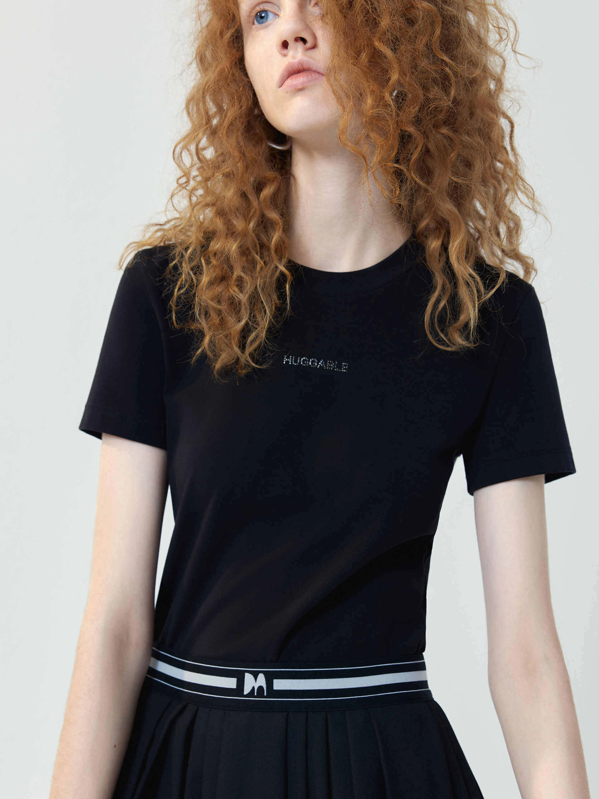 Heather Texture Finish Formal Elegance The Clean Cut T-shirt